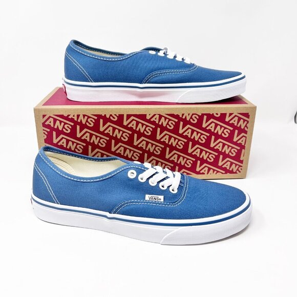 Van's NWT Blue and White Low Tops Size 9.5us - Picture 2 of 8